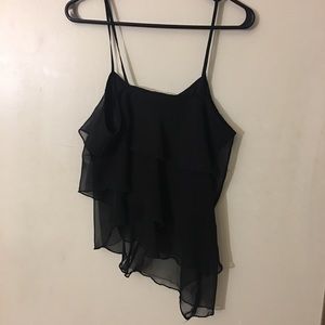 Xhilaration High Low Crop Top Blouse